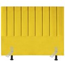 Ver imagem 1 de Cabeceira Estofada Cama Queen 160 Cm Luísa Suede e Frame Cor:amarelo