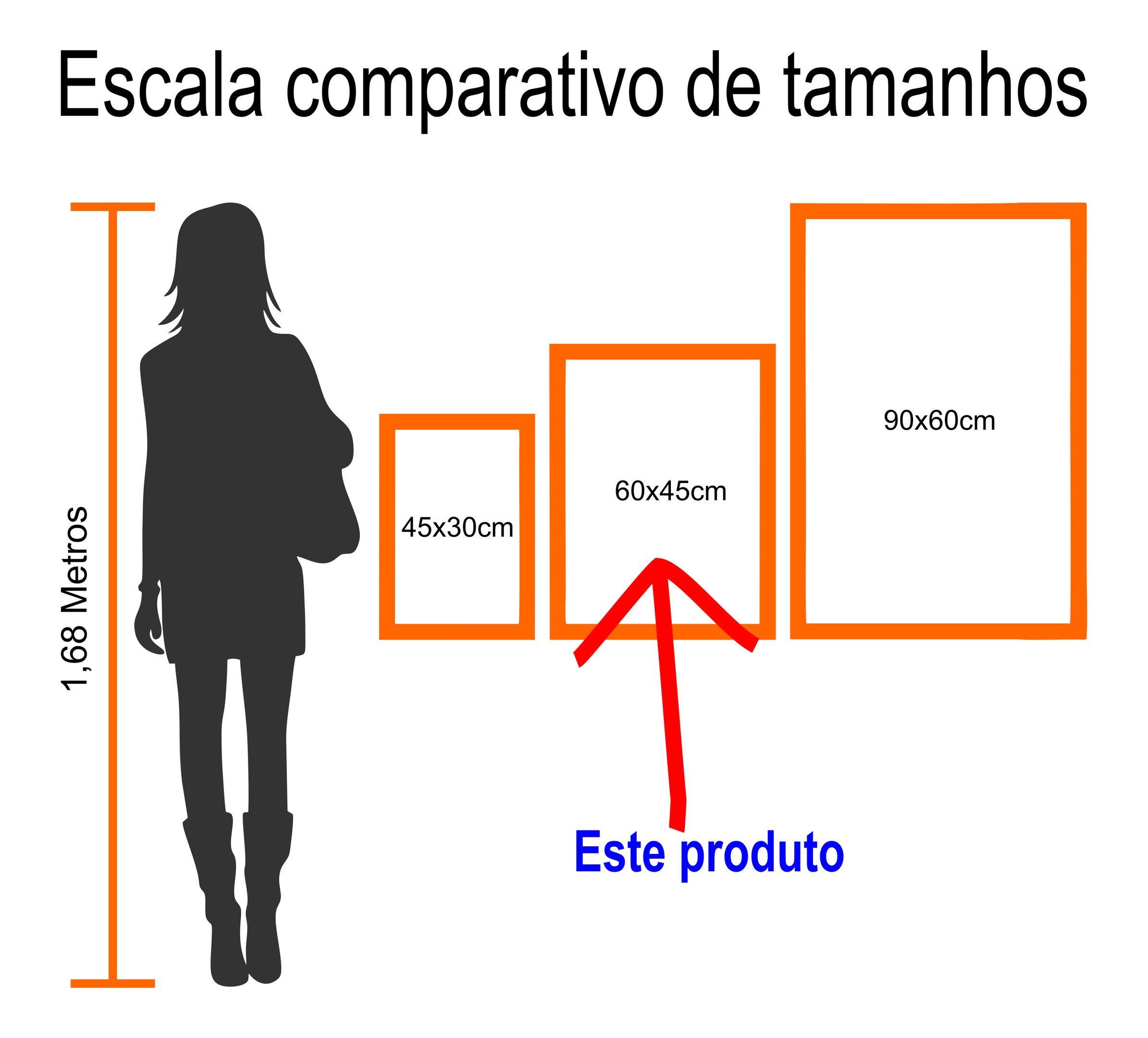 Conjunto com 3 quadros pintados a mão estilo minimalista pintados a mão medindo 60x45cm cada - 6