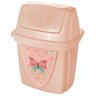 Lixeira de pia basculante decorada 6,5 litros Plasutil ref.6684 - 1
