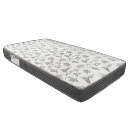 Cama Box com Baú Solteiro + Colchão de Espuma D33 - Ortobom - Iso 100 88cm - Branco - 2