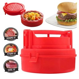 Forma Modelador para Hambúrguer Gourmet Recheado Plástico - 1