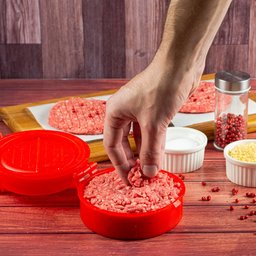 Forma Modelador para Hambúrguer Gourmet Recheado Plástico - 6