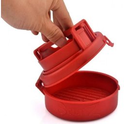 Forma Modelador para Hambúrguer Gourmet Recheado Plástico - 4