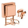 Suporte Chuveirinho Ducha Higiênica Fixação Ventosa - Wp - Rosé Gold - 1