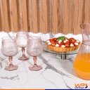Ver imagem 3 de Jogo 06 Taças Rosa Cristal 350ml Diamond - Uz