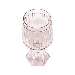 Jogo 06 Taças Rosa Cristal 350ml Diamond - Uz - 2