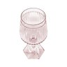 Jogo 06 Taças Rosa Cristal 350ml Diamond - Uz - 2
