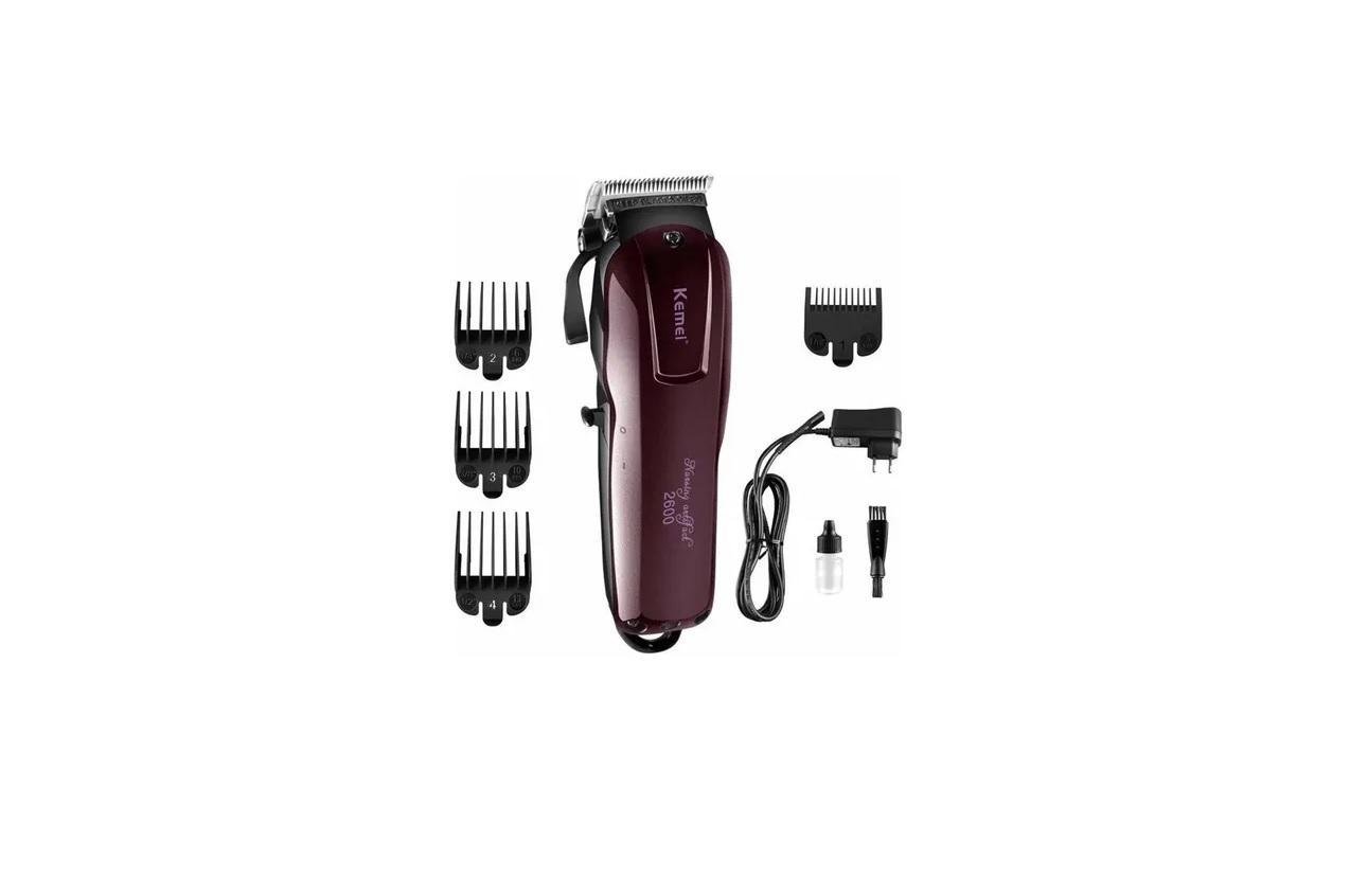 Máquina de Cortar Cabelo Profissional Kemei 2600 sem Fio - 4