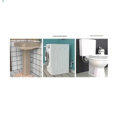 Kit Conversor Válvula de Descarga Para Caixa Acoplada Branco - 4