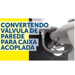 Kit Conversor Válvula de Descarga Para Caixa Acoplada Branco - 5