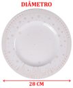 Ver imagem 6 de Kit Jogkit Jogo Pratos Rasos Jantar 2pçs 2 Pessoas Natal Noel 28cm