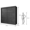 Ver imagem 4 de Guarda Roupa Casal 2 Portas 6 Gavetas Cancun D' Doro Branco