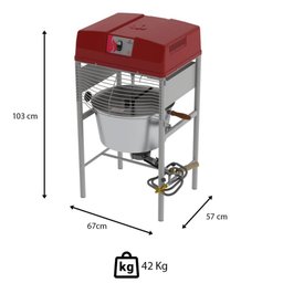 Misturador Mexedor Progás The Mix Prmq-22 G2 22 Litros 18 Kg de Massa a Gás Bivolt P43749 - 3