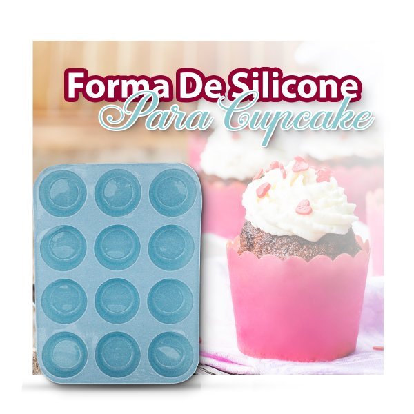 Kit colheres sopa xicaras medidores forma silicone cupcake - 4