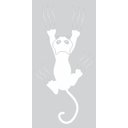 Ver imagem 2 de Kit com 3 Adesivos Gato Arranhando