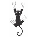 Ver imagem 1 de Kit com 3 Adesivos Gato Arranhando