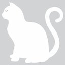 Ver imagem 2 de Kit com 3 Adesivos Gato Sentado