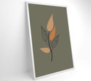 Ver imagem 2 de Quadro Abstrato Flores 3 - 80x120 Cm - Tecido Canvas