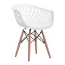 3 Kit De Penteadeira Com Espelho e Cadeira Para Comércio Cosméticos Nova Decor Conjunto De Móveis Di - 3