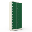 Ver imagem 1 de Armário de Aço Distribuidor 20 Portas - Nk 2410 Nilko Armários Verde Cadeado Padrão