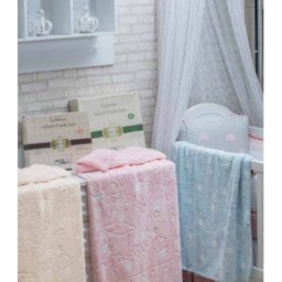 Cobertor Infantil Relevo Touch Texture Rosa Jolitex - 2