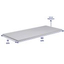 Ver imagem 5 de 3 Prateleiras Mdf Branca 60cmx15cm Suporte Invisível