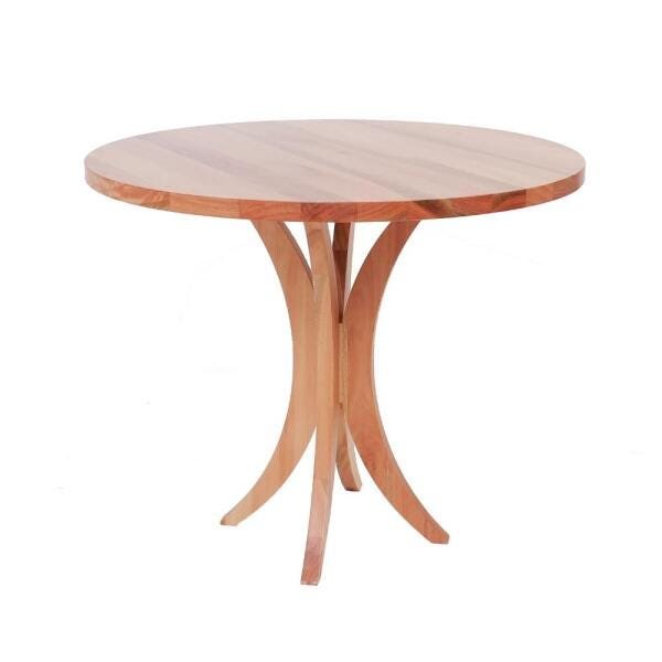 Conjunto Mesa De Jantar Tampo De Madeira Cm Com Cadeiras Leda Nude Madeiramadeira