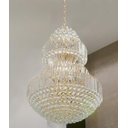 Ver imagem 1 de Lustre de Cristal Legítimo K9 Gold Imperial (13818/1000-gd) Pé Direito Alto