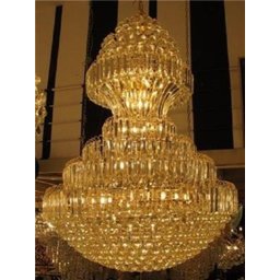 Lustre de Cristal Legítimo K9 Gold Imperial (13818/1000-gd) Pé Direito Alto - 3