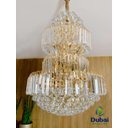 Ver imagem 2 de Lustre de Cristal Legítimo K9 Gold Imperial (13818/800-gd) Pé Direito Alto