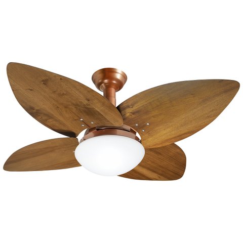 Ventilador de Teto Jet Aspen Venti-delta Cobre 4Pás Imbuia 110V