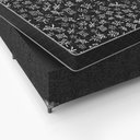 Ver imagem 5 de Cama Box Casal + Colchão Espuma D20 - 51x138x188cm - E-shop Casa - Suede Preto