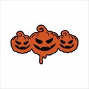 Ver imagem 2 de Tapete Abóbora Laranja, Decoração de Halloween.