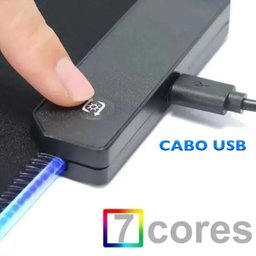 Mouse Pad Gamer LED Rgb 7 Cores C/USB Extra Grande 80x30cm Zsbd001 - 6