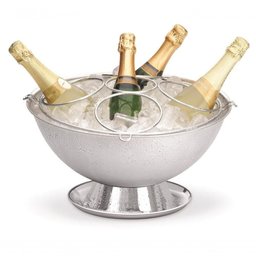 Champanheira Grande Inox 12,2 Litros com Pedestal Coletor de Água Separador Removível para 5 - 1