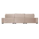 Ver imagem 6 de Sofá Retrátil e Reclinável 3,85m Cama inBox Big Puffer com SoftGel D40 Velupluma Bege