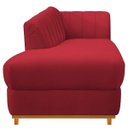 Ver imagem 3 de Recamier Vanessa 1,85M Lado Esquerdo Suede Vermelho - Doce Sonho Móveis