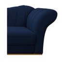 Ver imagem 6 de Recamier Vanessa 1,85M Lado Esquerdo Suede Azul Marinho - Doce Sonho Móveis