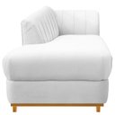 Ver imagem 3 de Recamier Vanessa 1,85M Lado Esquerdo Suede Branco - Doce Sonho Móveis