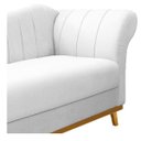 Ver imagem 5 de Recamier Vanessa 1,85M Lado Esquerdo Suede Branco - Doce Sonho Móveis