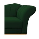Ver imagem 6 de Recamier Vanessa 1,85M Lado Esquerdo Suede Verde - Doce Sonho Móveis