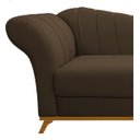 Ver imagem 5 de Recamier Vanessa 1,85M Lado Direito Suede Marrom - Doce Sonho Móveis