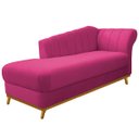 Ver imagem 1 de Recamier Vanessa 1,60M Lado Esquerdo Suede Pink - Doce Sonho Móveis