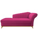 Ver imagem 2 de Recamier Vanessa 1,60M Lado Esquerdo Suede Pink - Doce Sonho Móveis