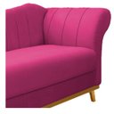 Ver imagem 5 de Recamier Vanessa 1,60M Lado Esquerdo Suede Pink - Doce Sonho Móveis