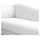 Ver imagem 6 de Recamier Vanessa 1,85M Lado Direito Suede Branco - Doce Sonho Móveis