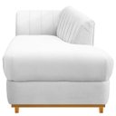Ver imagem 3 de Recamier Vanessa 1,85M Lado Direito Suede Branco - Doce Sonho Móveis