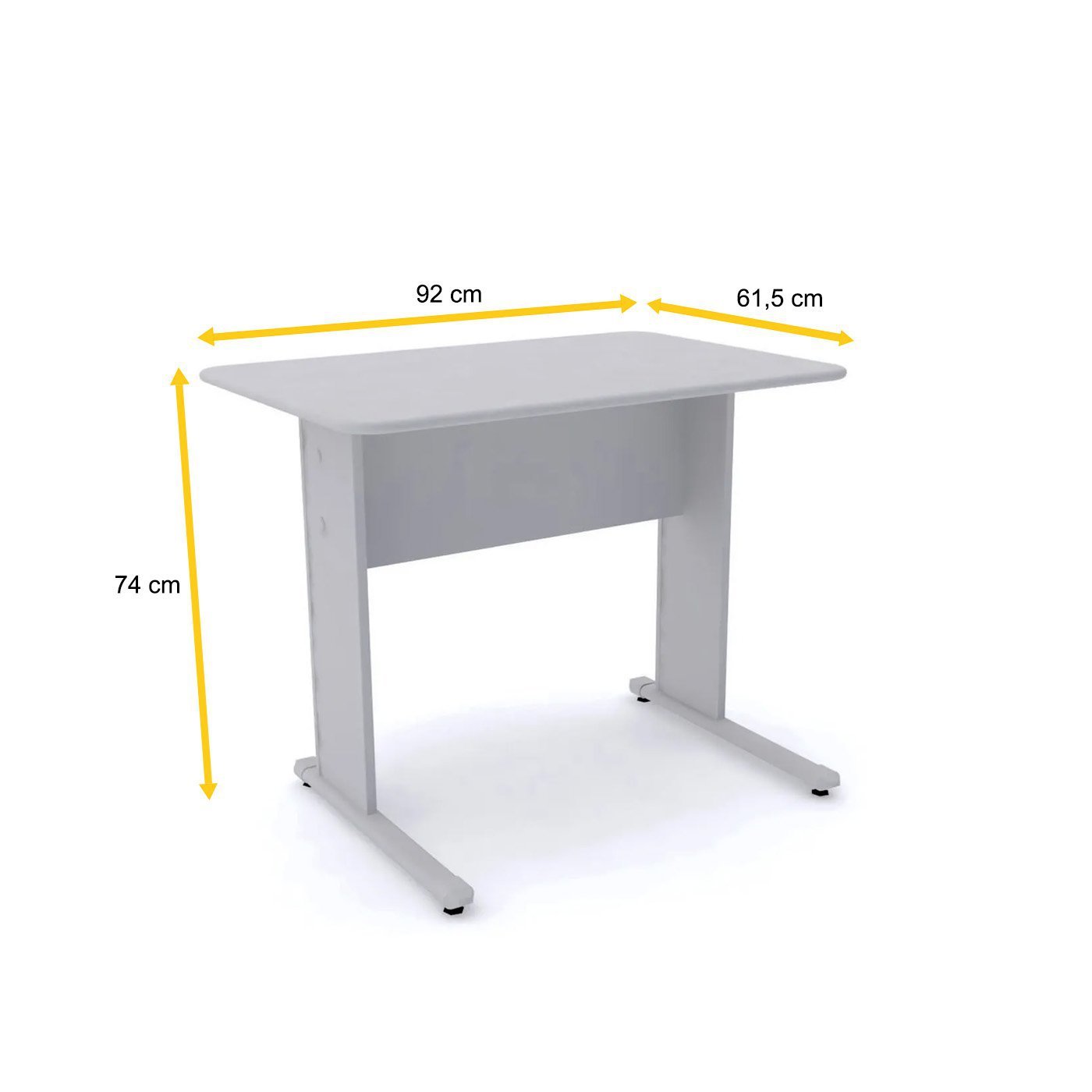 MESA P/ ESCRITÓRIO 92X61 PANDIN MAXXI - CINZA MX90 - 2