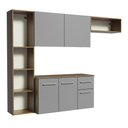 Ver mais imagens de Armário de Cozinha Compacta 180cm Rustic/Cinza Easy Madesa
