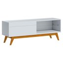 Ver imagem 1 de Rack Bancada Classic 1 Gaveta 1.4 Branco Acetinado - Imcal